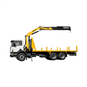 Guindaste montado em caminhão de 3 toneladas